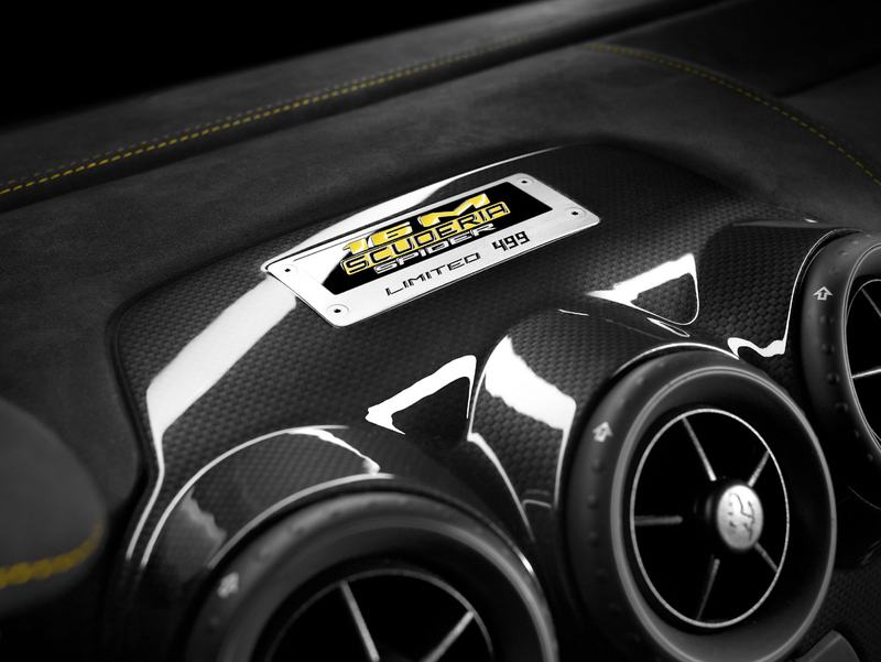 Illustration for article titled Ferrari Scuderia Spider 16M Unveiled Live At Mugello With Stickers, 16 GB Ferrari iPod Touch